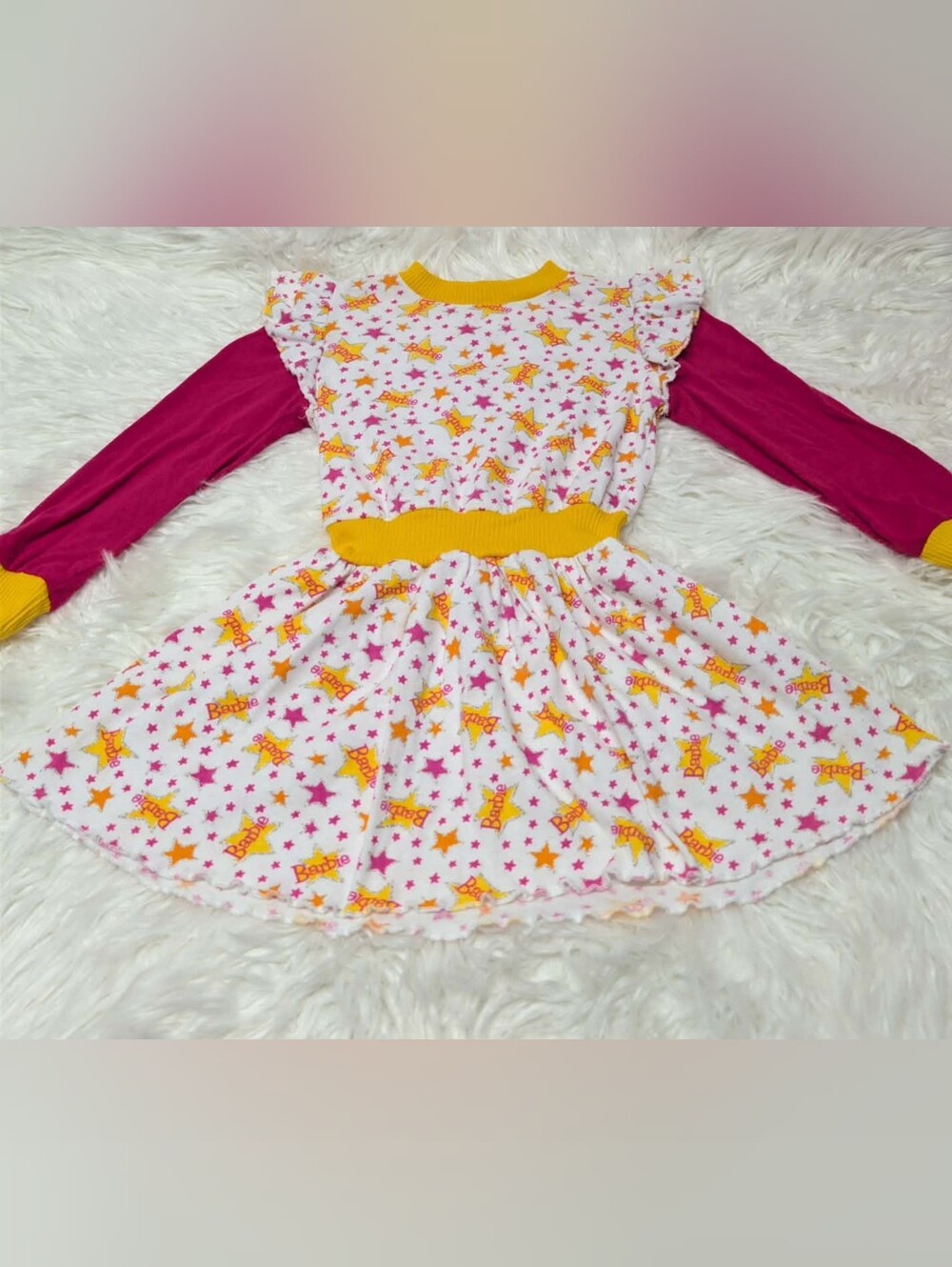 Vintage y2k barbie character dress 2000s 90s 80s Star retro